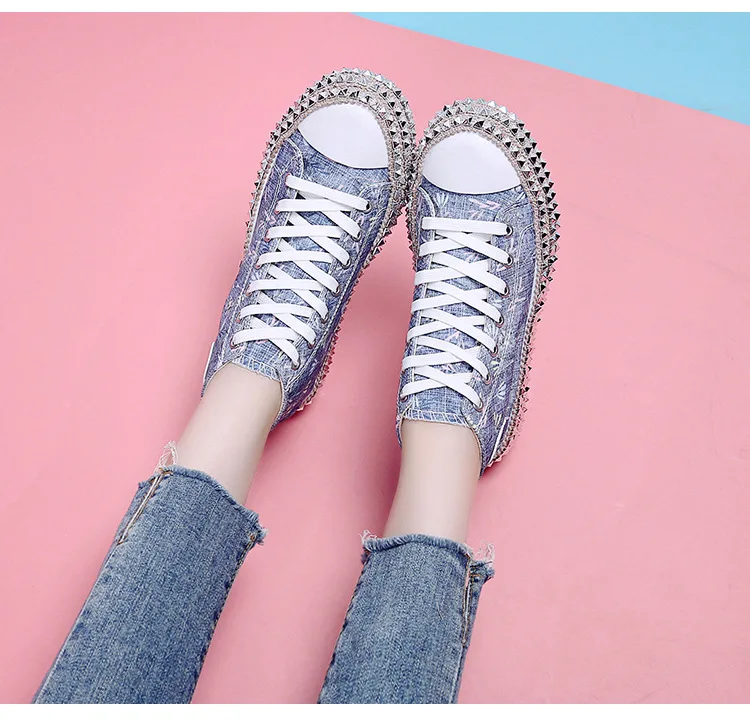

2021 luxury diamond stones rivets Sneakers high quality shoes, Picture shows