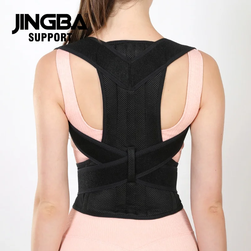 

JINGBA Top Selling Manufacturer Breathable Back Massage Stretching Lumbar Support Back Posture Corrector Back Straightener