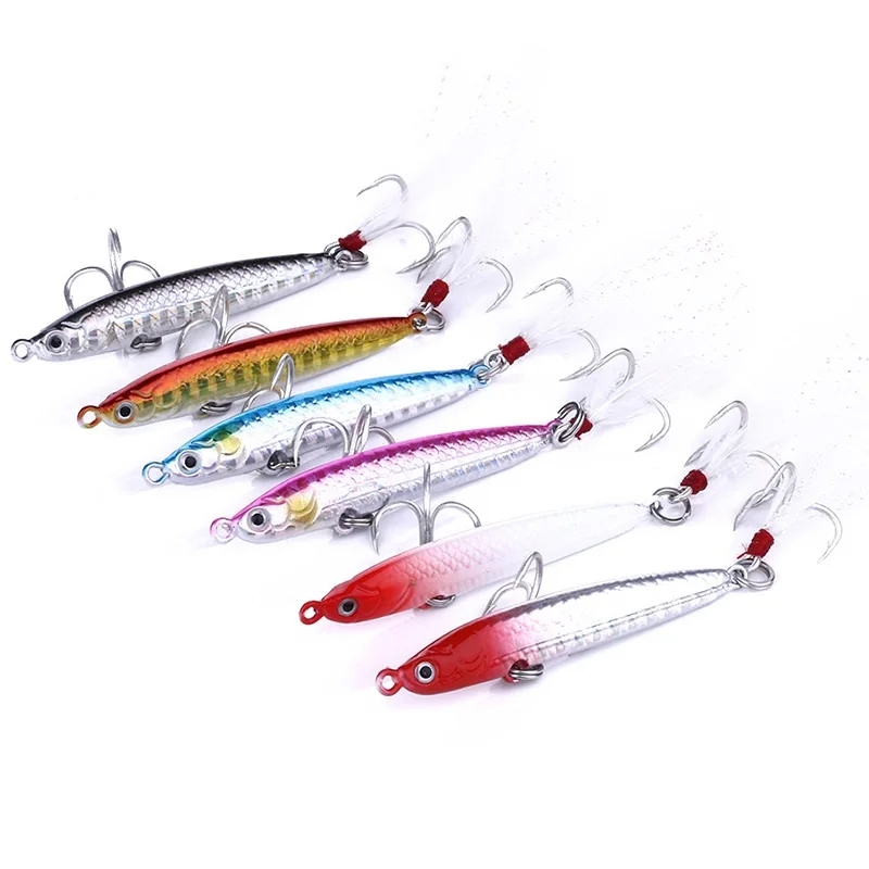 

Fishing Lure Cebos De Pesca 3D Eye Isca Artificial Spinnerbait Appat Pour La Pech 16g 21g 32g 42g Slow Jigging Fishing Bait, 6 colors