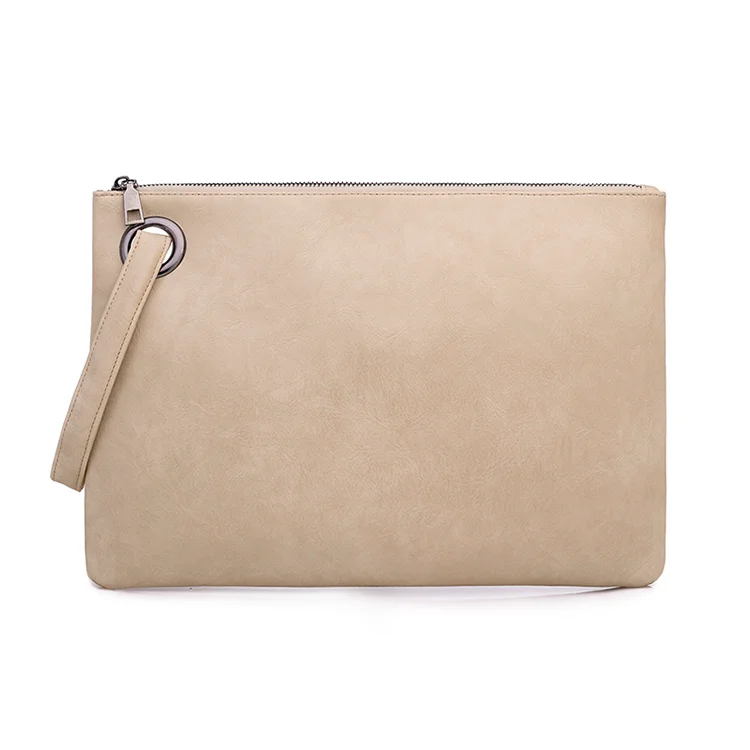 

2021 New Style Japanese And Korean Fashion Ladies Clutch All-Match Casual Zipper Envelope Bag Simple Large Capacity Clutch Bag