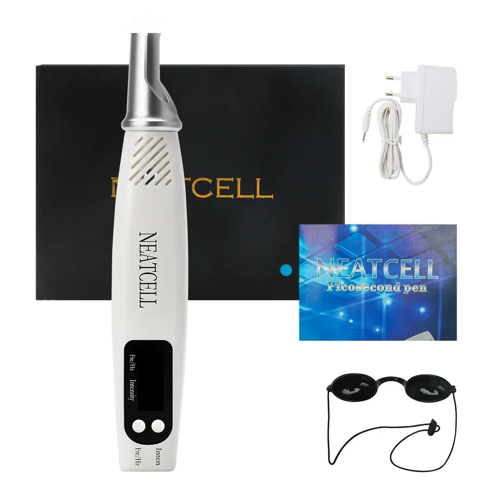 

Electric Plasma Pen Neatcell Handheld Picosecond Laser Tattoo Removal Profesional Machine Scar Moles and Freckle Removal Device, White