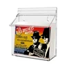 acrylic wall mounted brochure holder display box lucite leaflet stand rack A5 A4 A3