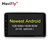 Navifly NEWEST Android Quad Core 1Din Universal Car DVD Player 360 Degrees Rotatable Face Panel Car Radio Stereo GPS Navi