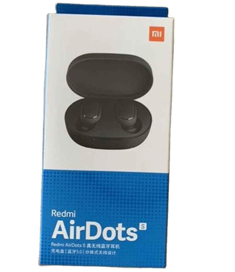 

Suitable for Xiaomi Redmi AirDots s true wireless Blue tooth headset Redmi in-ear earplugs sports genuine, Black