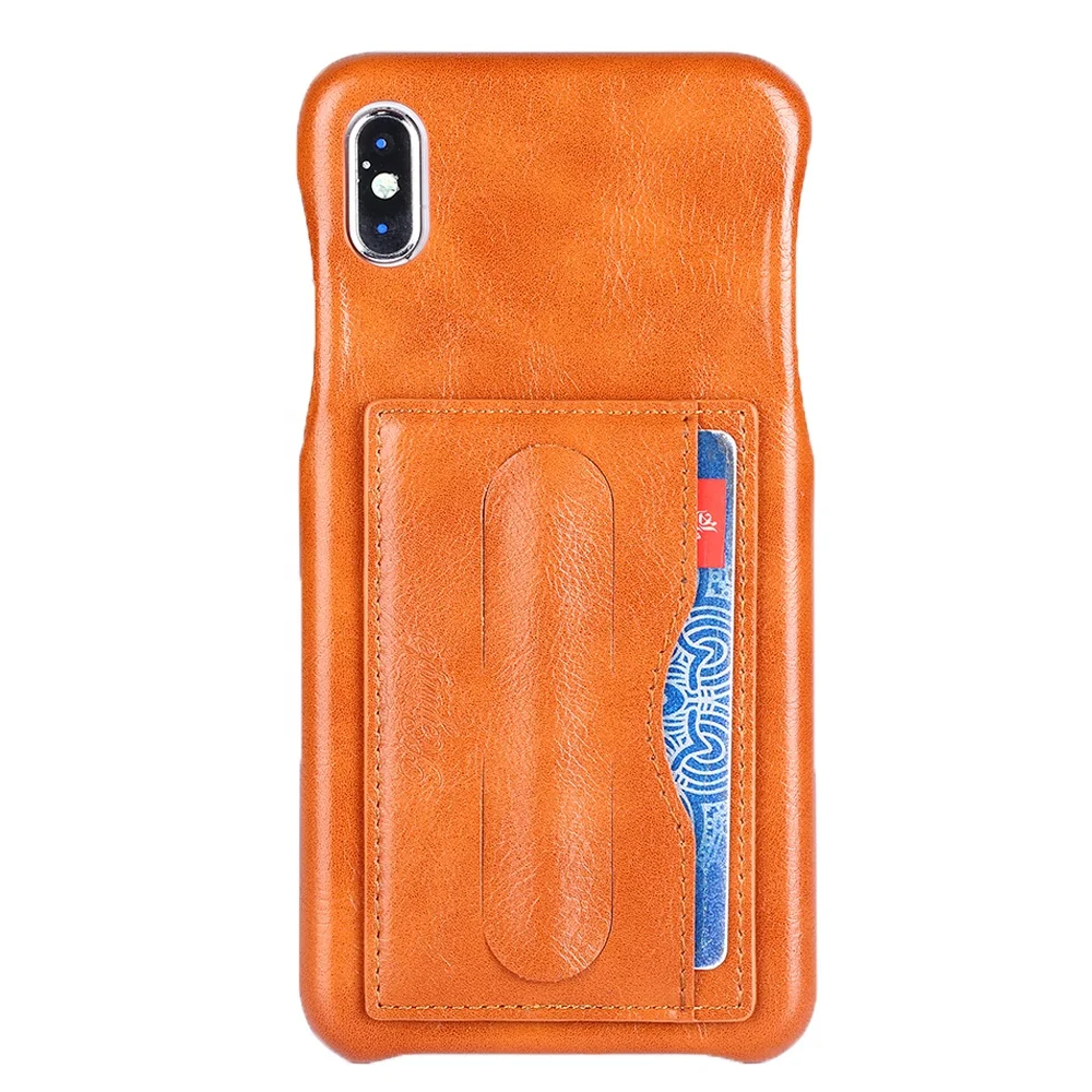 

Leather TPU wallet case With Card Slot Mobile Phone Back Case Cover For iphone x/xs/max, 4 colors