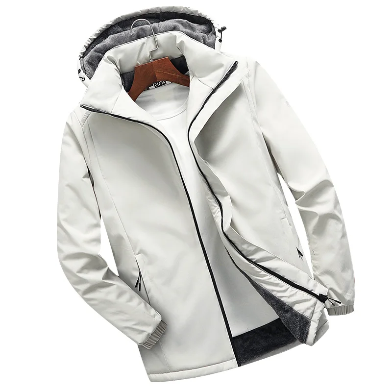 

Wholesale Men's Blouson Winter Duffle Warm Coat Plus Size Hooded Jacket For Men