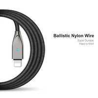 

1.2M 2.1A Mobile Phone Nylon Braid Data Transfer Typc C Micro USB Fast Charger Cable for Apple Android