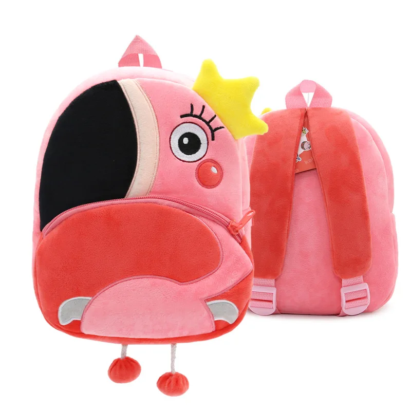

Cute Toddler Backpack Cartoon Cute Animal Plush Backpack Toddler Mini School Bag for Kids Age 1-4Years Old, Customized color