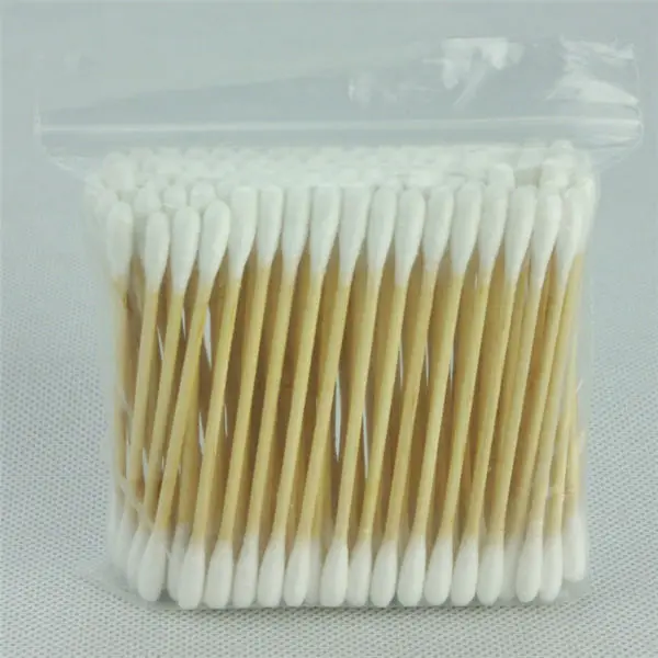 

110 pcs cotton bud double baby tipped, Wooden