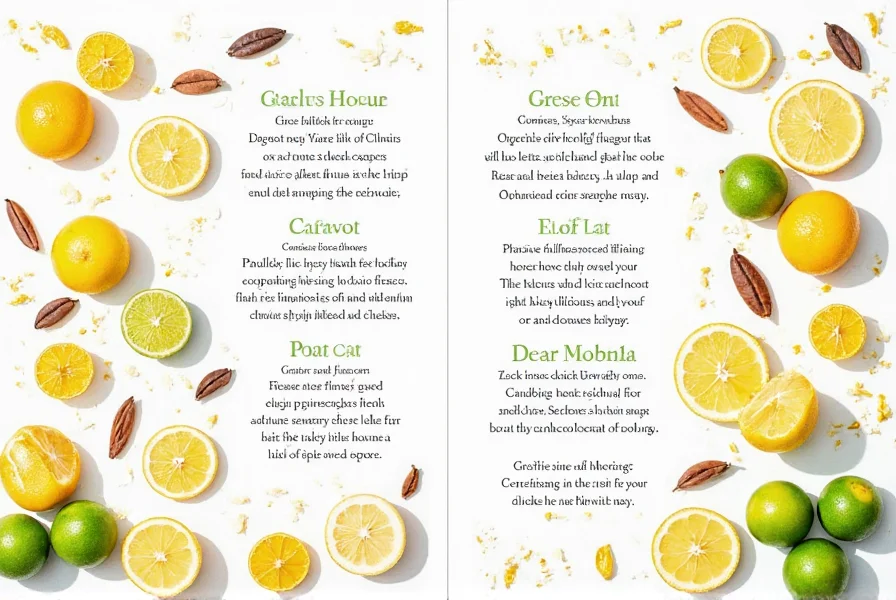 Various citrus fruits