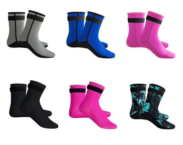 

Waterproof Neoprene 3mm Diving Socks Men Swimming Warm Deep Diving Socks Anti-Slip Wear-Resistant Beach Socks Women