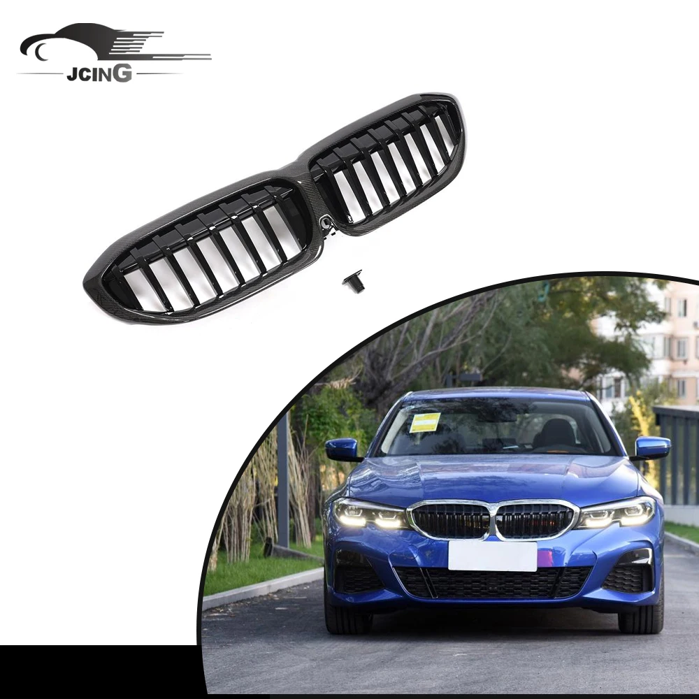 

Fashion Modified Upgrade Carbon Fiber Front Bumper Car Grill For BMW G20 G21 G28 3 Series 2019-2020