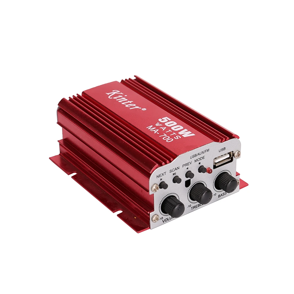 
Kinter MA 700BT mini car audio class ab amplifier with fm usb bluetooth  (62336457842)
