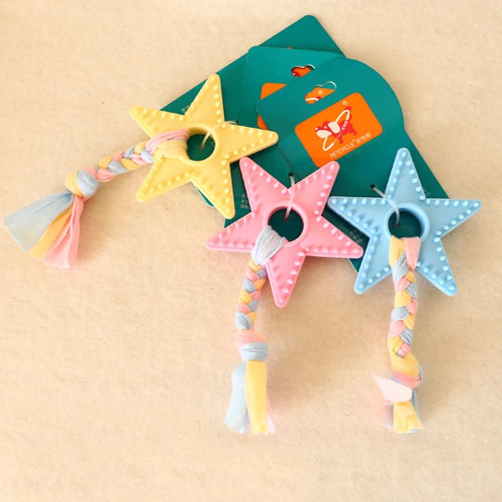 
Custom Amazon Funny Puzzle Recycled Durable Chew Rubber Squeaky Dog Toys 