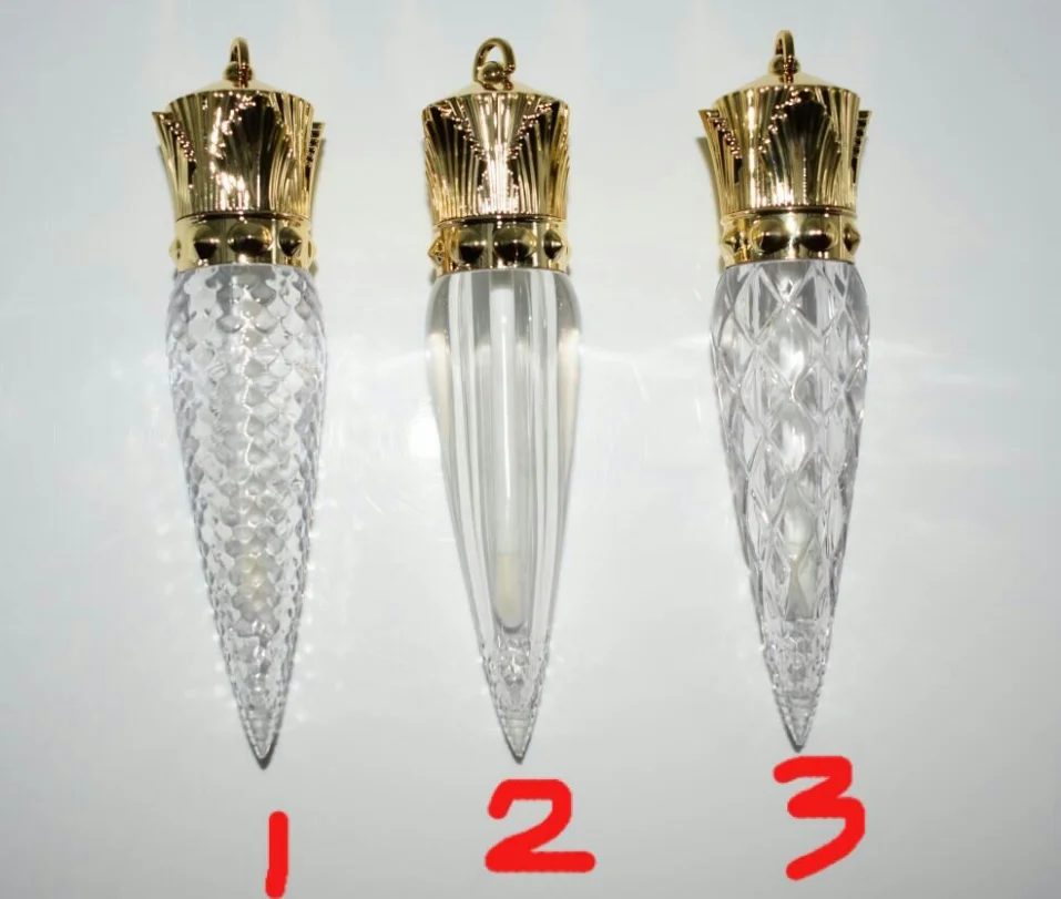 
Hot Sale Ready to ship Gold Crown Lip Gloss Tube,5ML Clear Empty Lip Gloss Container For Cosmetic 