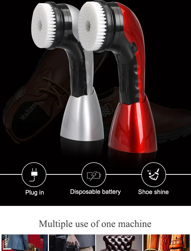 Electric Shoe Polisher Cnaier Battery And Rechargeable Shoe Cleaning