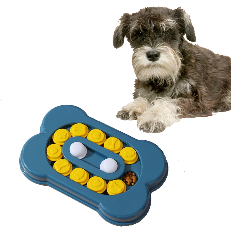 

ZMaker 2021 Trail Type Pet Puzzle Toys Hidden Food Game Plate for Dog Slow Eating Interactive Training Toys