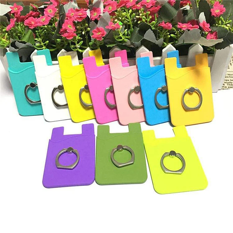 silicone phone card holder with o-ring