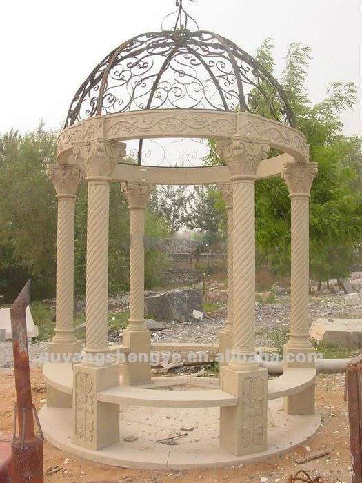 
garden ornaments marble stone summerhouse 