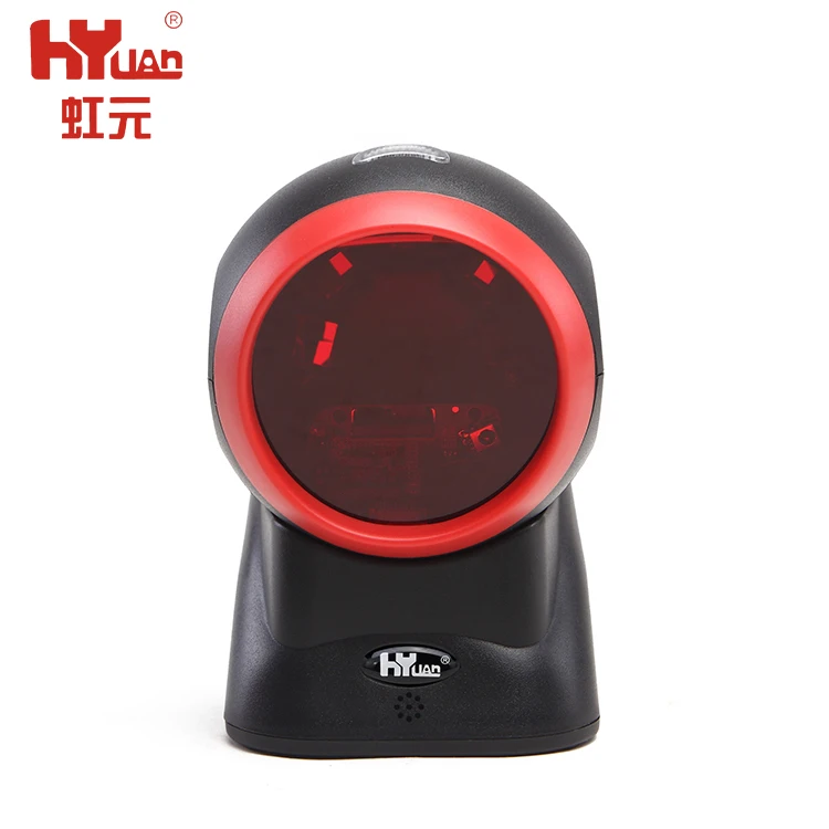 N supermarket Table barcode scanner USB auto handheld Table top barcode ...