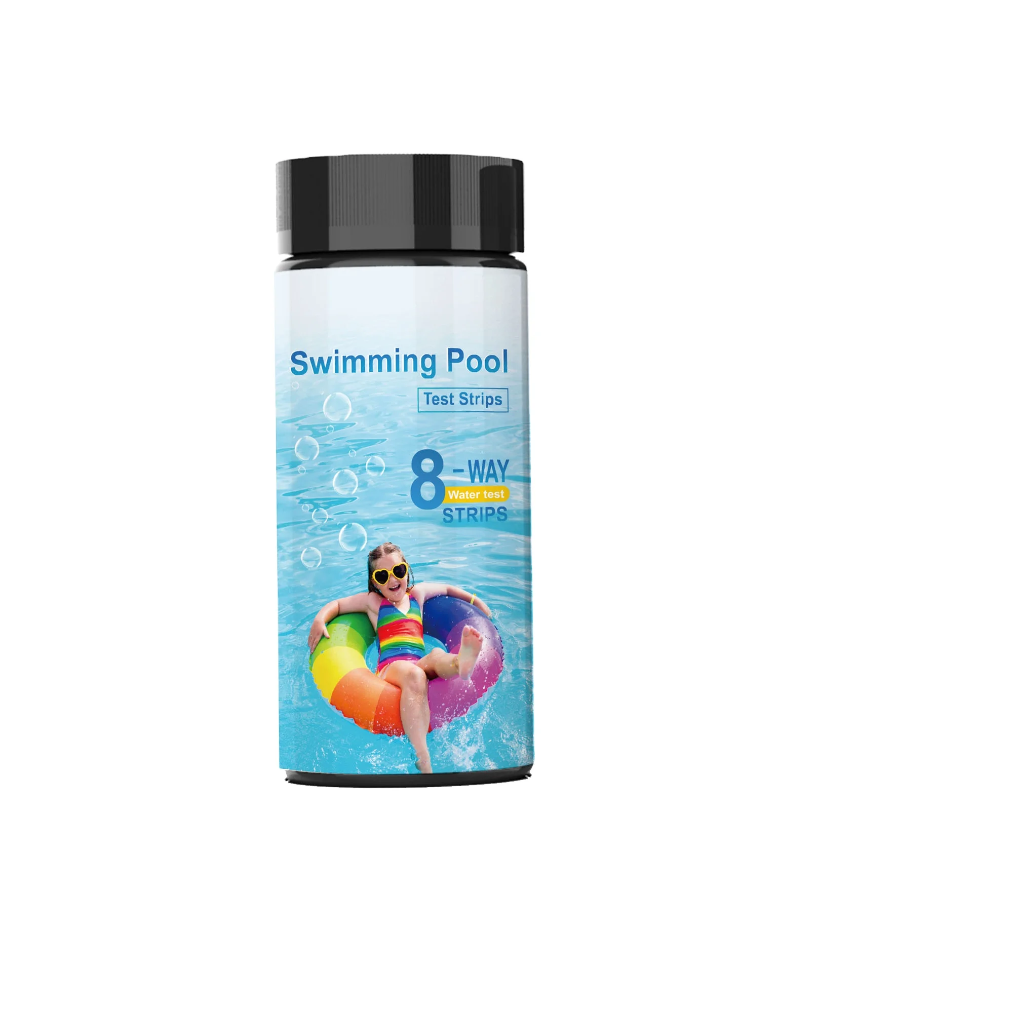 Pool Test Strips 8 in 1 Pool Spa and Hot Tub Test Strips for Salt Water Pools