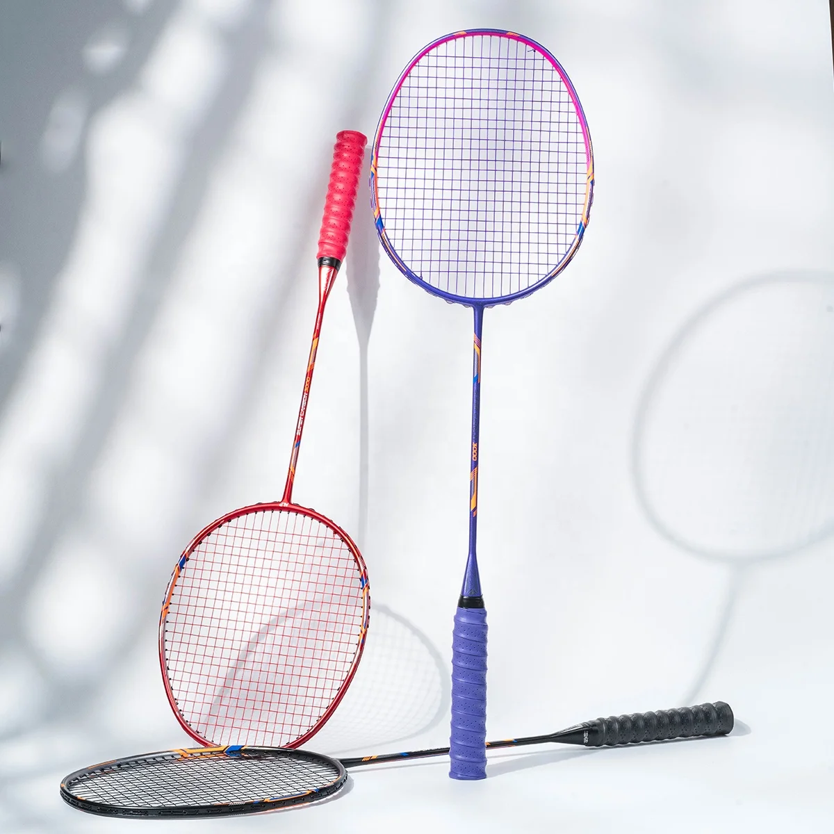 ALP GJ 10U 52g Super Light Max 35Lbs Full Carbon Fiber Strung Badminton Racket With Free String Grips Gift Box and Bag