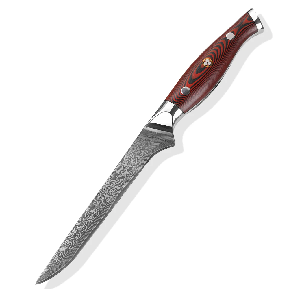 

China good quality new damascus 5.5 inch boning fillet knife
