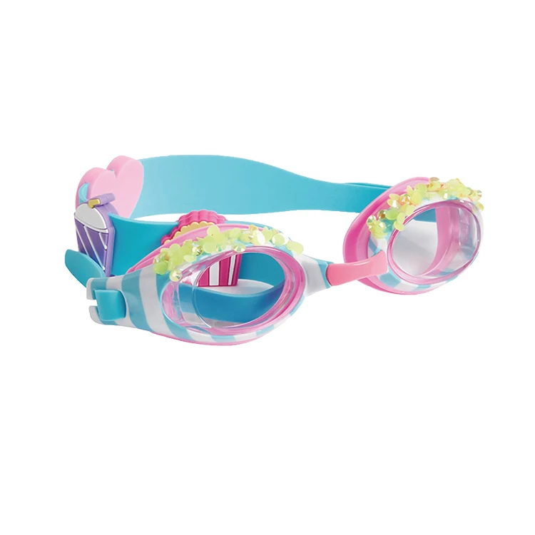 

Eye Protection Goggles Kids Cute Cartoon Swimming Goggles, Blue red yellow purple pink white