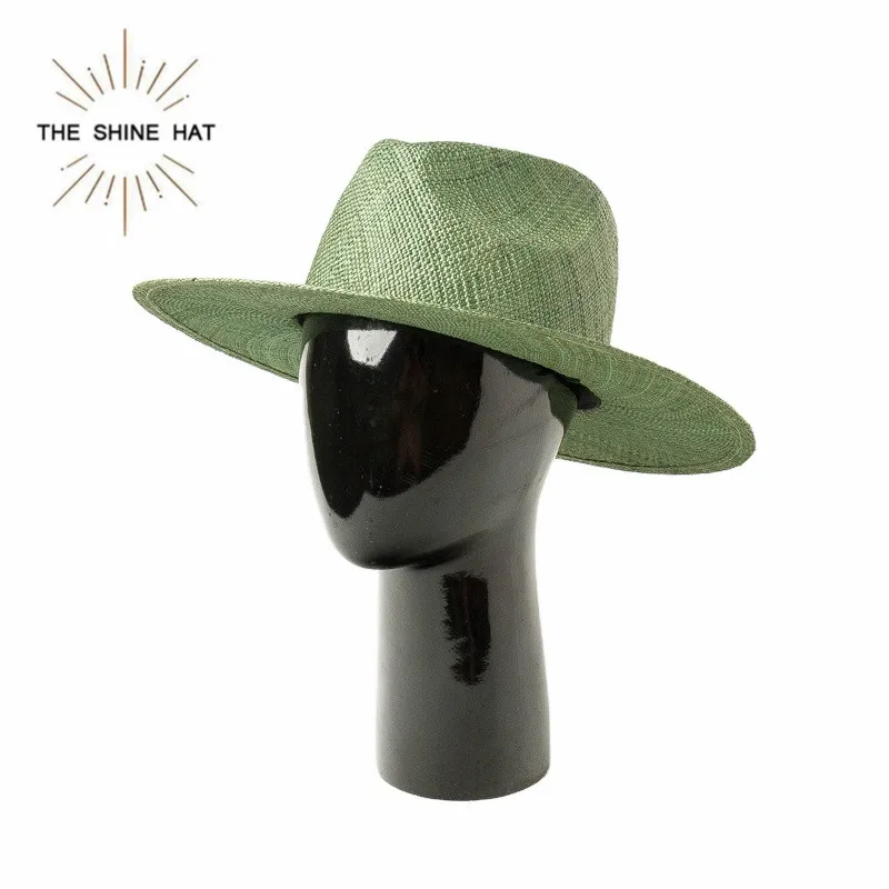
2020 Free Wholesale Ventage Custom sun Sombreros lady women wide brim women men Panama straw hats 
