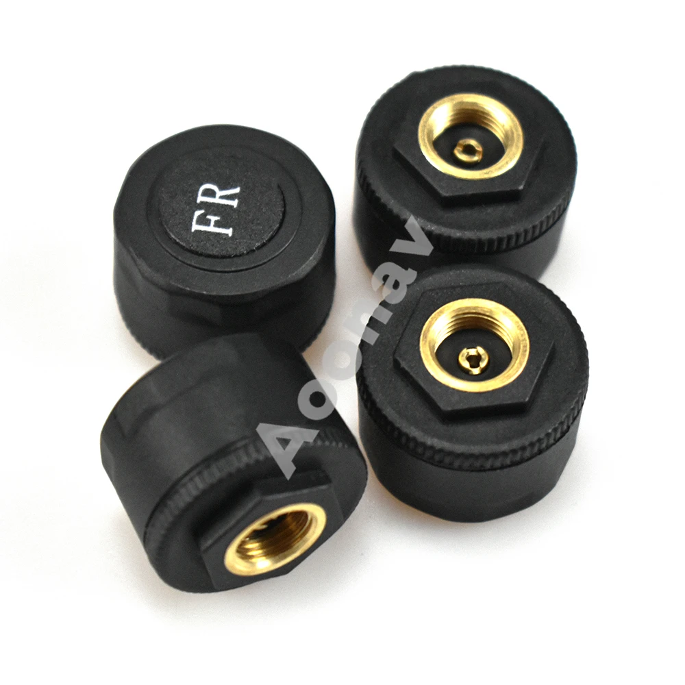 

Android Car Tire Pressure Monitoring System for Android GPS Navigation Transmission TPMS USB/Wireless, Black