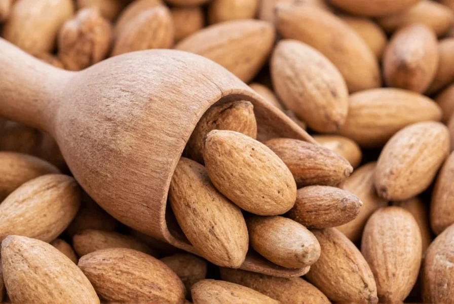 Infographic showing the difference between nutmeg as a spice seed versus actual tree nuts with allergy information