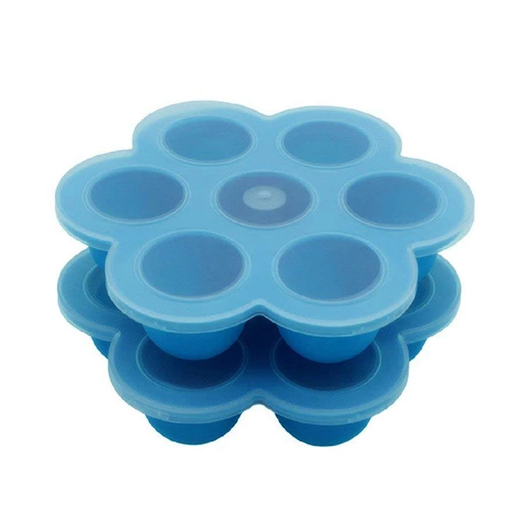 

Silicone Lids Fits Pressure Cooker Tiny Size Reusable Baby Food Storage Container Freezer Ice Tray Silicone Egg Bites Molds