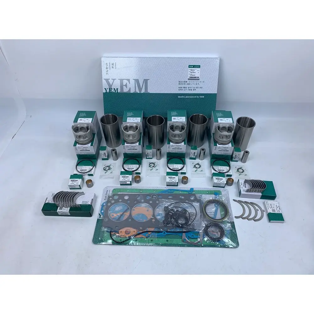 4hl1 Repair Kit With Head Gasket Set Cylinder Piston Rings Liner