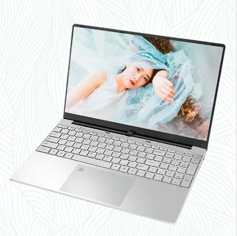 

15.6inch Wholesale Slim Core i5 Laptop With Fingerprint Reader Portable Computer Cheap Price Used For Personal Good Quality, Silver