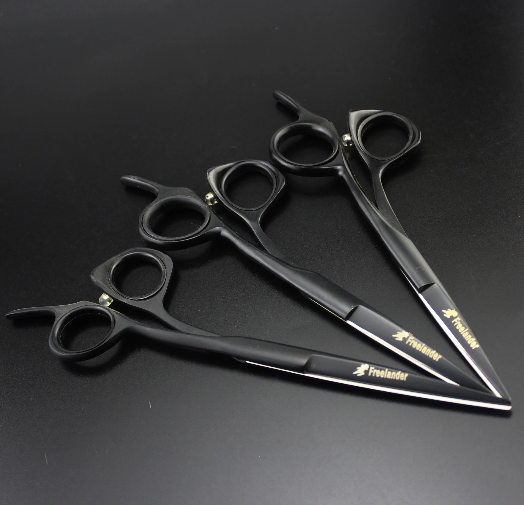 

5 / 5.5 / 6.0 inch JS bright light blind hole personality hairdressing scissors barber scissors flat shears bangs sciss