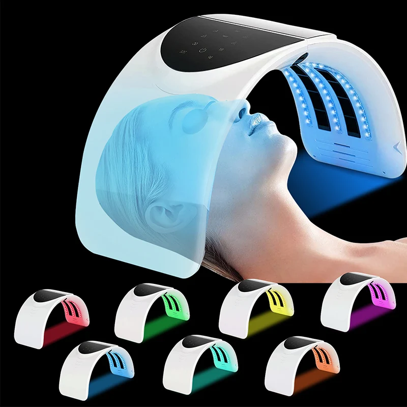 

New Product 2021 LED Face Mask 7 colors PDT LED Light Therapy Machine for Skin Rejuvenation Acne Remover