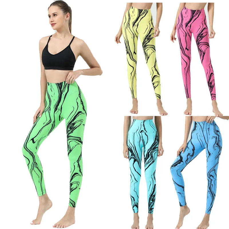 

Colorful Workout Sports Running yoga tight leggings womens activewear Nylon Performance Women Fitness Pants fitness apparel