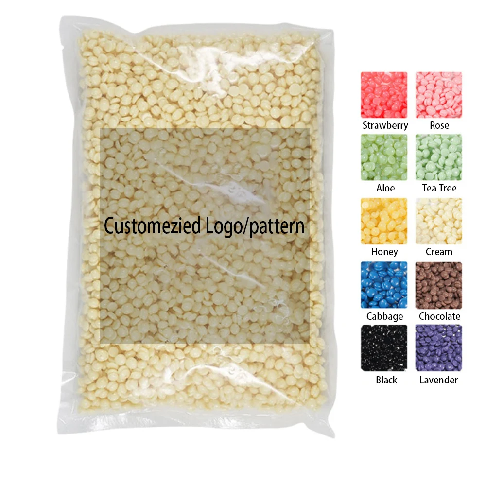 

professional body hair removal natural beans wax heater 1k depilatory wax beans