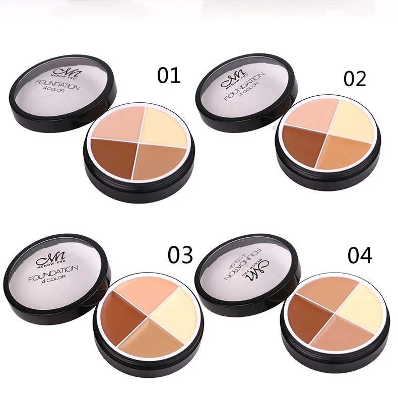 

Best selling Makeup high quality 4 colors concealer palette contour cream private label
