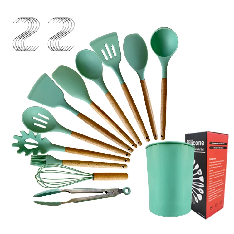 

12 piece food grade nonstick cookware spatula kitchen tools utensil set