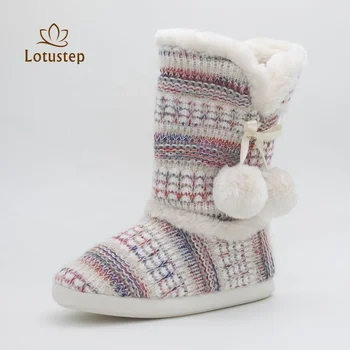 winter boots with pom poms