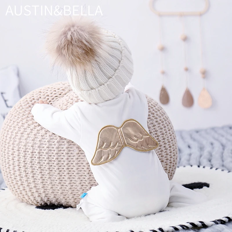 

AustinBella/wholesale boutique 0-3 6-9 6-12 12 to 18 months newborn baby boy clothes designer custom fashion romper jumpsuit