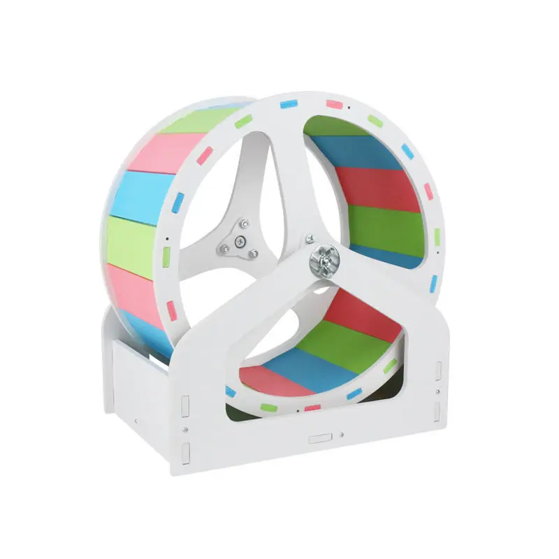 

Hamster Silent Colorful Running Wheel Treadmill Running Ball Wind Fire Runner Small Pet Toy Articles