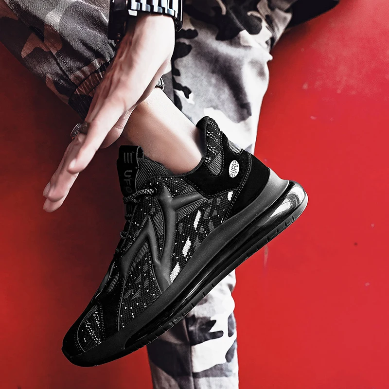 

2021 new men's sports shoes fashion breathable men's casual shoes walking jogging shoes lightweight sapato High quality
