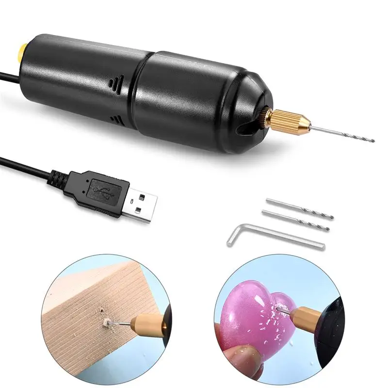 

Aibeads Mini Drill Handheld Jewelry Tools Pearl Epoxy Resin Jewelry Making DIY Wood Craft Tools With 5V USB Data Cable