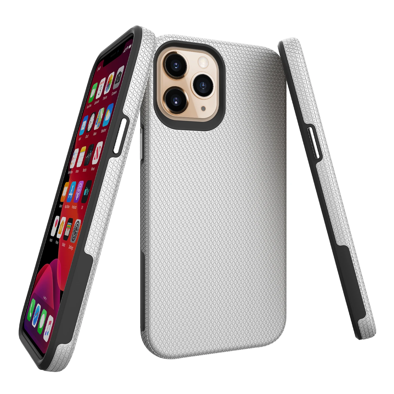 

Good Price Colorful Full Cover PC TPU Prevent Slippage Army Cell Phone Cases For iPhone 12 Mini 11 Pro X Xs Xr Max 8 7 6S Plus