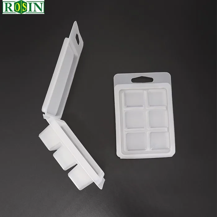 6 Cavity Frosted Blister Snap Bar Clam Shells Plastic Wax Melts Clamshell Packaging Buy