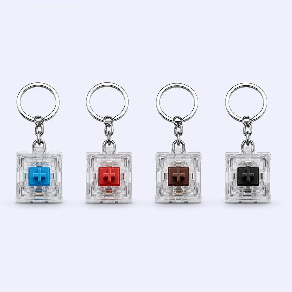 Switch Types: Blue, Red, Brown, Black