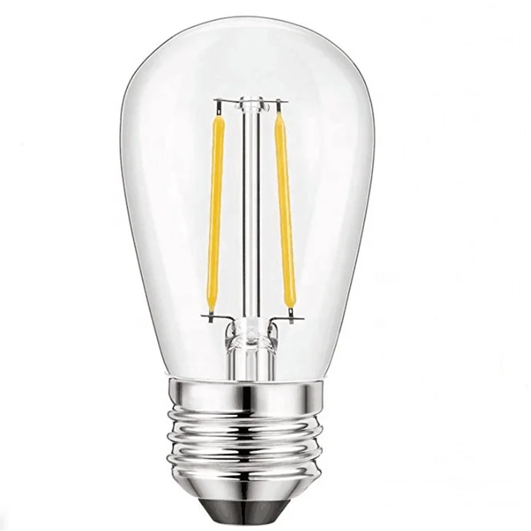 Top Quality S14 2 Watt Dimmable LED Bistro Light Bulb Medium Base E26