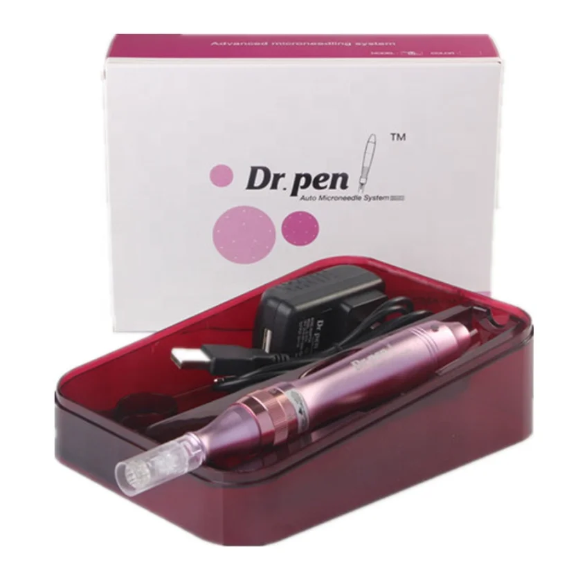 

Derma Pen Dr Pen M7 Auto Microneedle System Adjustable Needle 0.25mm-3mm for beauty salon, Purple